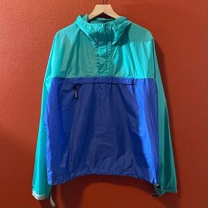 Patagonia‎ Men’s Vintage Anorak Color-block Nylon Hooded Windbreaker Jacket